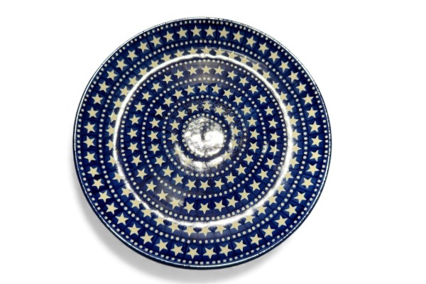 Bunzlau Dinerbord 119X Midnight Star  Dinerborden 25,5 cm
